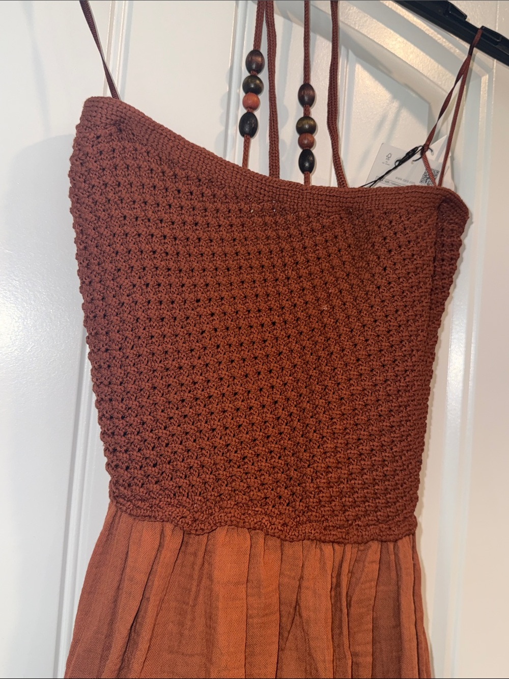 Zara Textured Halter Maxi Dress New With Tags (NWT) Sz Small - Picture 13 of 14